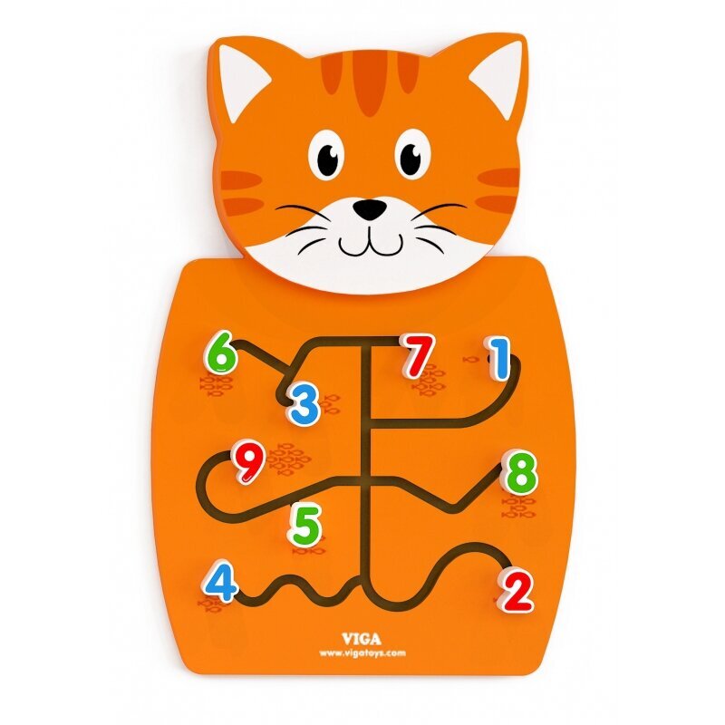 Puidust mäng Viga, kass hind ja info | Imikute mänguasjad | kaup24.ee