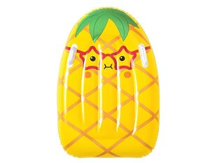 Täispuhutav madrats Bestway "Pineapple", 84x56, kollane hind ja info | Täispuhutavad veemänguasjad ja ujumistarbed | kaup24.ee