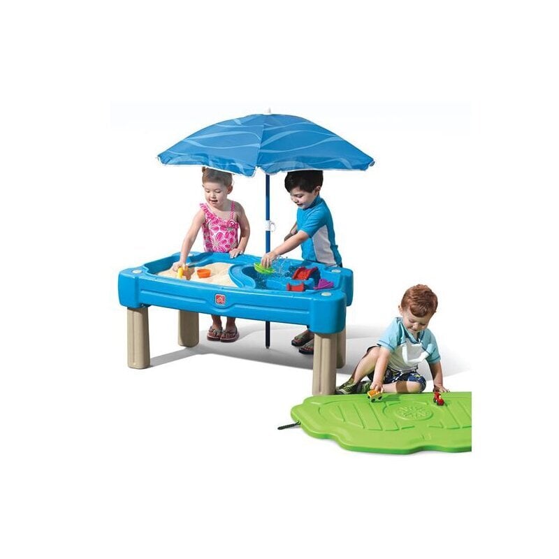 Veelaud liivakasti ja vihmavarjuga 2in1 hind ja info | Liivakastid, liiv ja mänguasjad | kaup24.ee