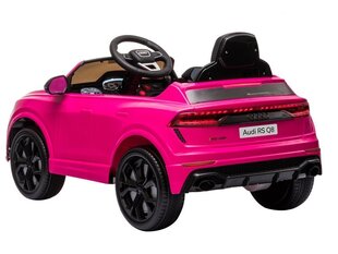 Детский одноместный электромобиль Audi RS Q8, розовый цена и информация | Электромобили для детей | kaup24.ee