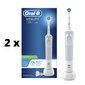 Elektriline hambahari ORAL-B Vitality D100 Valge x 2 tk. pakett hind ja info | Elektrilised hambaharjad | kaup24.ee