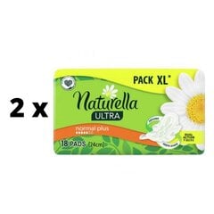 Hügieenilised pakendid NATURELLA Ultra Regular Deo, 18 tk x 2 tk. pakett hind ja info | Naturella Hügieenitarbed | kaup24.ee