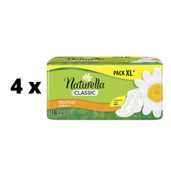 Гигиенические пакеты NATURELLA Normal Plus 18 шт. х 4 шт., упаковка цена и информация | Тампоны, гигиенические прокладки для критических дней, ежедневные прокладки | kaup24.ee