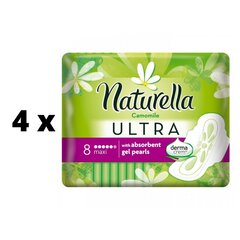 Гигиенические пакеты NATURELLA Ultra Super, 8 шт. х 4 шт., упаковка цена и информация | Тампоны, гигиенические прокладки для критических дней, ежедневные прокладки | kaup24.ee