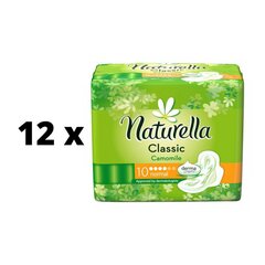 Гигиенические пакеты NATURELLA Normal Plus, 10 шт. х 12 шт., упаковка цена и информация | Тампоны, гигиенические прокладки для критических дней, ежедневные прокладки | kaup24.ee