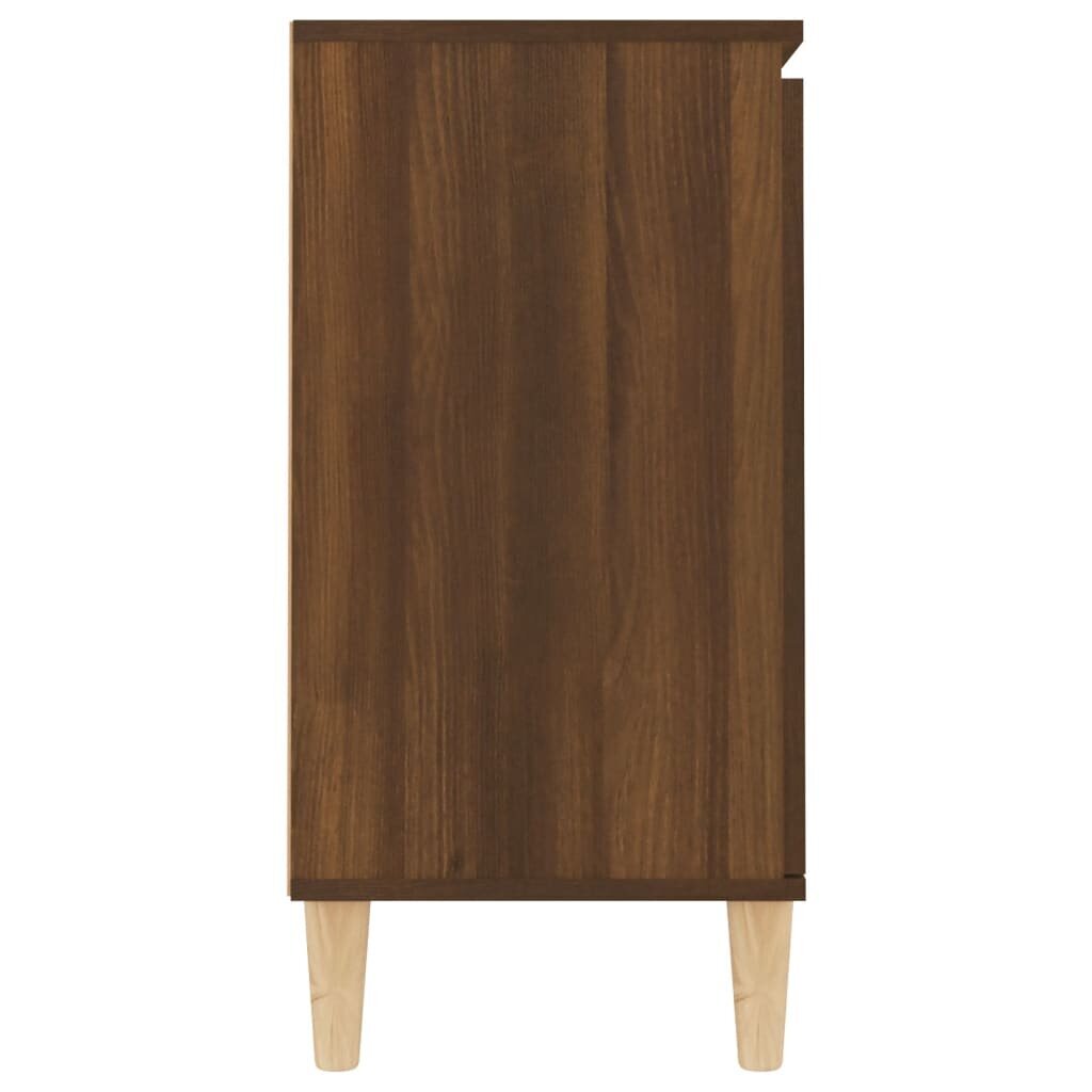vidaXL puhvetkapp, pruun tamm, 103,5 x 35 x 70 cm, tehispuit hind ja info | Elutoa väikesed kapid | kaup24.ee