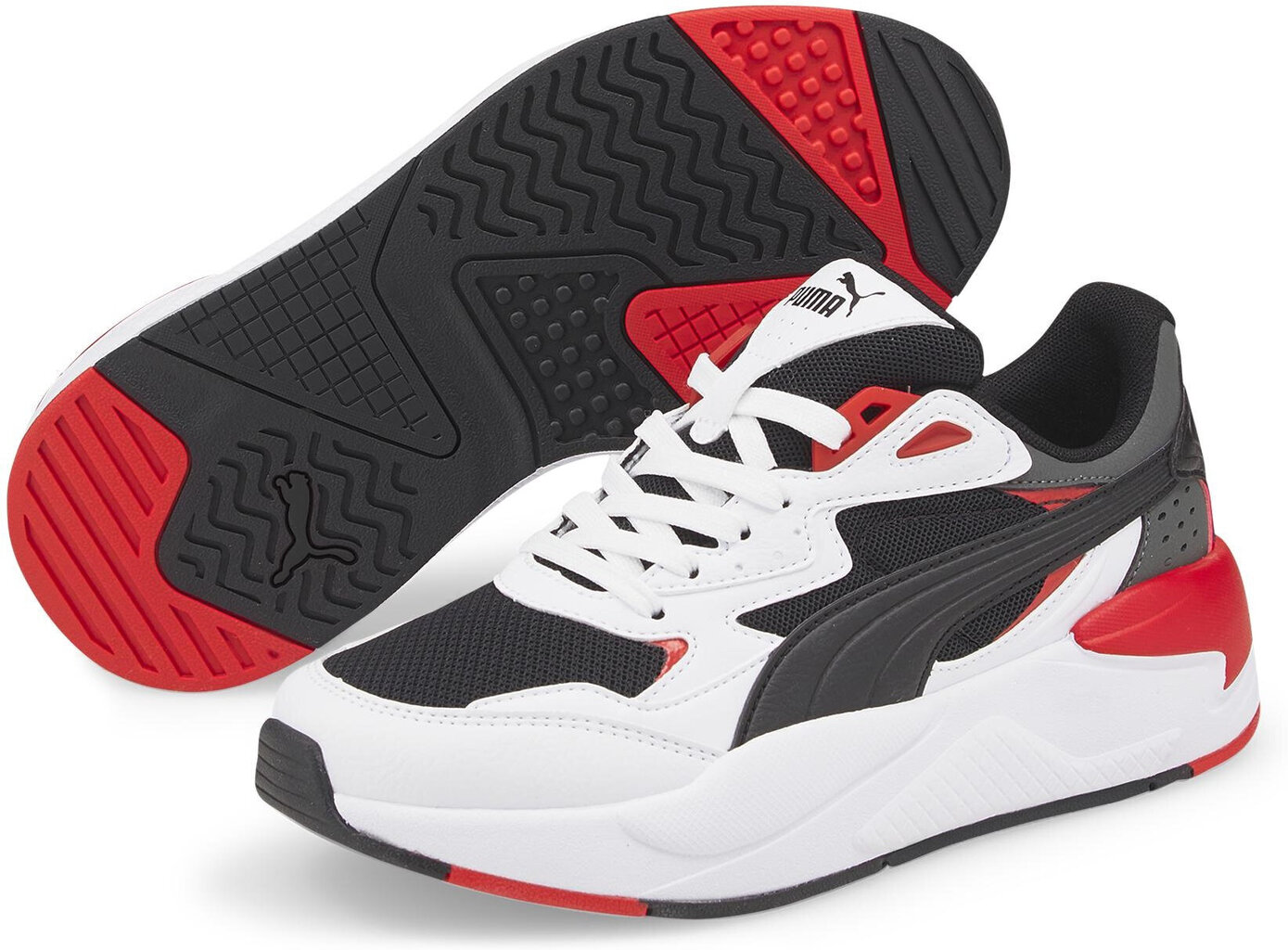 Puma Jalatsid X-Ray Speed Black Red White 384898 01 384898 01/3.5 hind ja info | Laste spordijalatsid | kaup24.ee