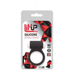 Lit-up silicone stimu ring 3 black цена и информация | Эрекционные кольца, насадки на пенис | kaup24.ee