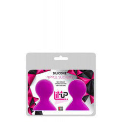 Присоски для сосков Lit-up nipple suckers large pink цена и информация | Помпы для пениса и вагины | kaup24.ee