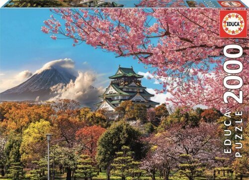 Pusle Educa Osaka Castle Japan 2000 tk hind ja info | Pusled | kaup24.ee