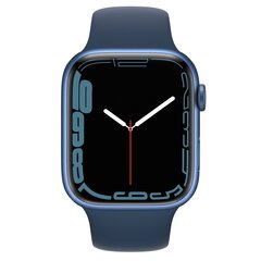 Apple Watch Series 7 45 mm GPS, Blue (kasutatud, seisukord A) цена и информация | Смарт-часы (smartwatch) | kaup24.ee