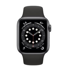 Apple Watch Series 6 44 mm GPS, Space Gray (kasutatud, seisukord A) цена и информация | Смарт-часы (smartwatch) | kaup24.ee