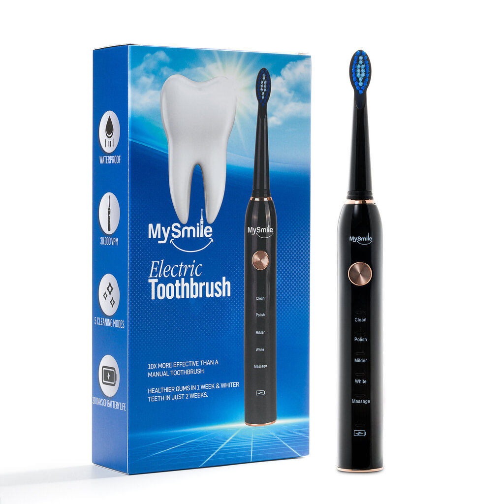 Elektriline hambahari vahetatavate harjapeadega MySmile One hind ja info | Elektrilised hambaharjad | kaup24.ee