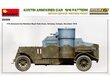 Liimitav mudel MiniArt Austin Armoured Car 1918 Pattern. British Service. Western Front . Interior Kit 1/35 hind ja info | Liimitavad mudelid | kaup24.ee