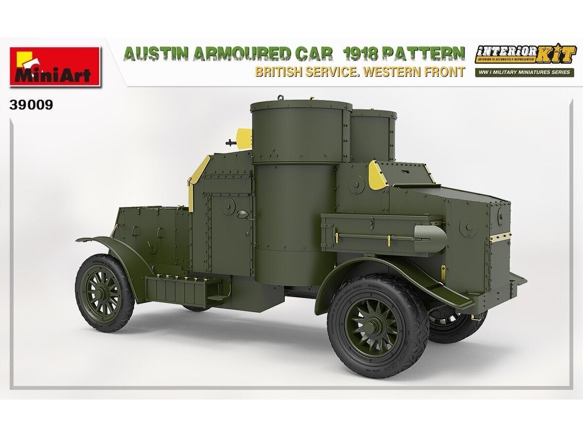 Liimitav mudel MiniArt Austin Armoured Car 1918 Pattern. British Service. Western Front . Interior Kit 1/35 hind ja info | Liimitavad mudelid | kaup24.ee