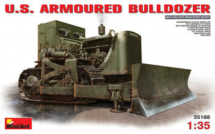 Liimitav mudel MiniArt 35188 U.S. Armoured Buldozer 1/35 цена и информация | Склеиваемые модели | kaup24.ee