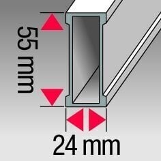 Vesilood Bmi Eurostar magnetitega (30 cm) hind ja info | Käsitööriistad | kaup24.ee