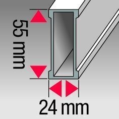 Vesilood Bmi Eurostar magnetitega (150 cm) цена и информация | Käsitööriistad | kaup24.ee