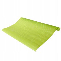 Силиконовый коврик для замешивания и выпечки теста, зеленый, 60x45 см цена и информация | Столовые и кухонные приборы | kaup24.ee