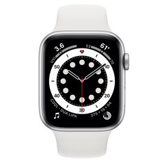 Apple Watch Series 6 Nike+ 44 mm GPS, Silver (kasutatud, seisukord A) hind ja info | Nutikellad (smartwatch) | kaup24.ee
