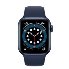 Apple Watch Series 6 40 mm GPS, Blue (kasutatud, seisukord A) hind ja info | Nutikellad (smartwatch) | kaup24.ee