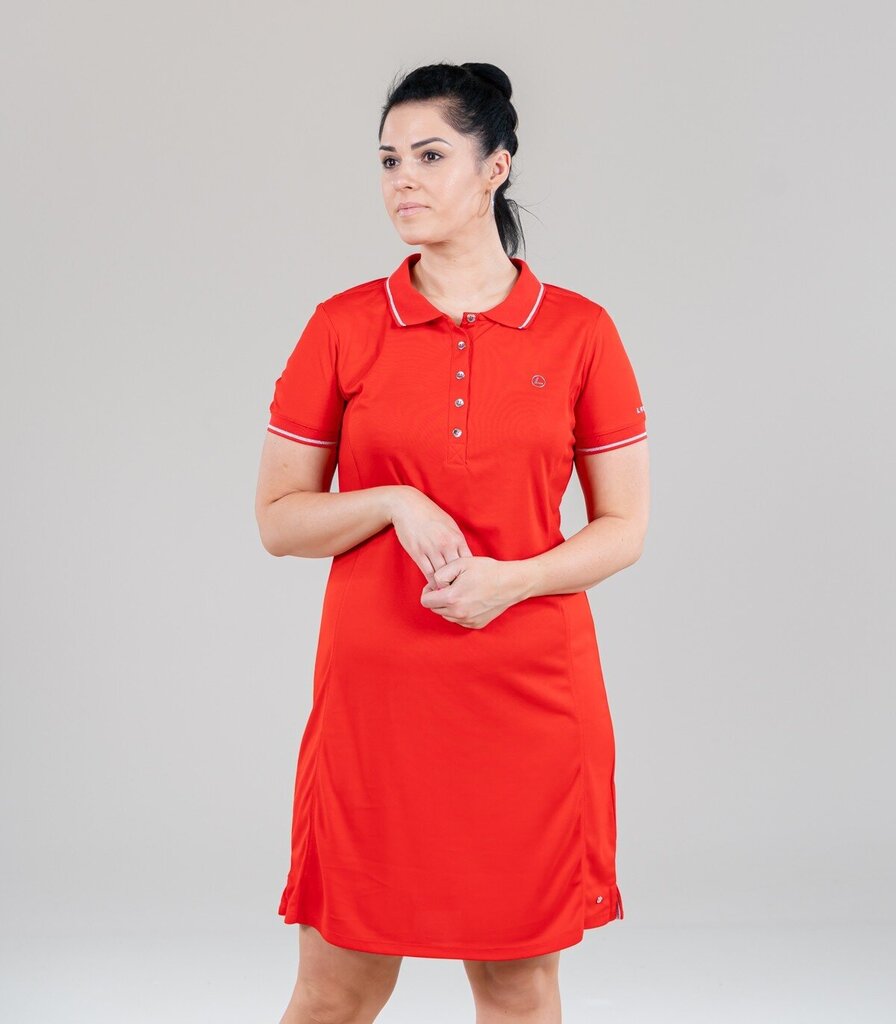 Naiste kleit Luhta Erkintalo 39272-9D*645, punane 6438522526144 hind ja info | Kleidid | kaup24.ee