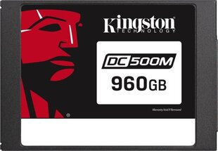 Твердотельный накопитель Kingston DC500, 2.5", 960 GB, Serial ATA III, TLC цена и информация | Внутренние жёсткие диски (HDD, SSD, Hybrid) | kaup24.ee