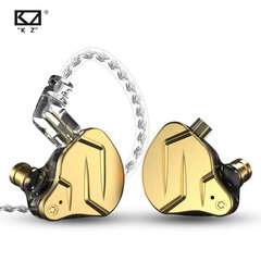 Золотые наушники KZ Acoustics ZSN Pro X, 3,5 мм цена и информация | Наушники | kaup24.ee