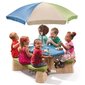 Piknikulaud koos vihmavarjuga Step2 hind ja info | Laste õuemööbel | kaup24.ee