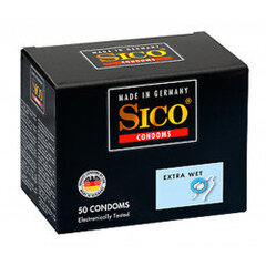 Kondoomid Sico Extra Wet, 50 tk. hind ja info | Kondoomid | kaup24.ee