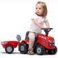 Traktor koos haagisega - Baby Massey Ferguson, punane цена и информация | Imikute mänguasjad | kaup24.ee