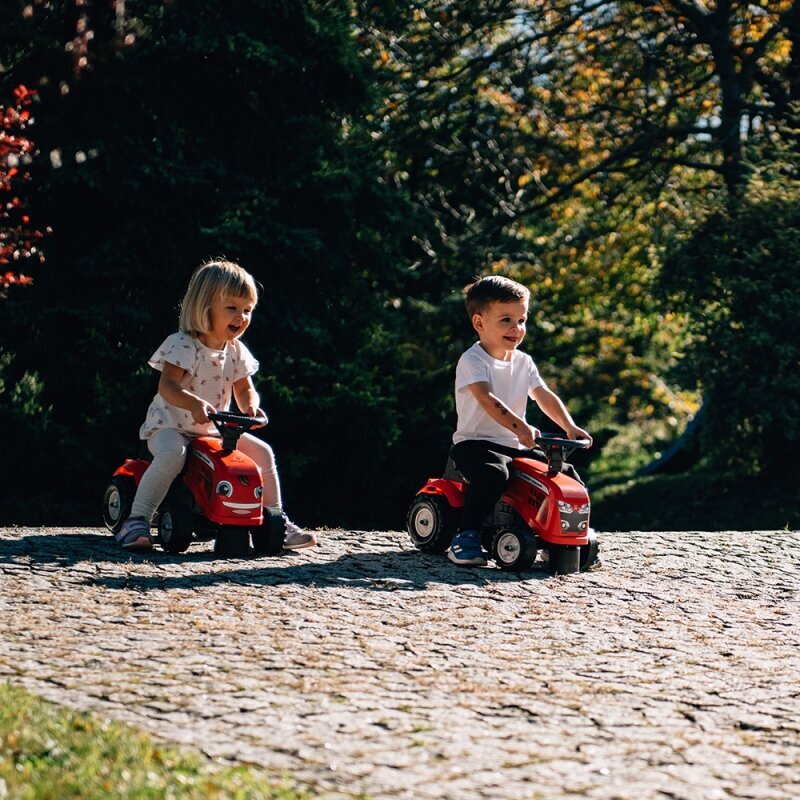 Traktor koos haagisega - Baby Massey Ferguson, punane цена и информация | Imikute mänguasjad | kaup24.ee