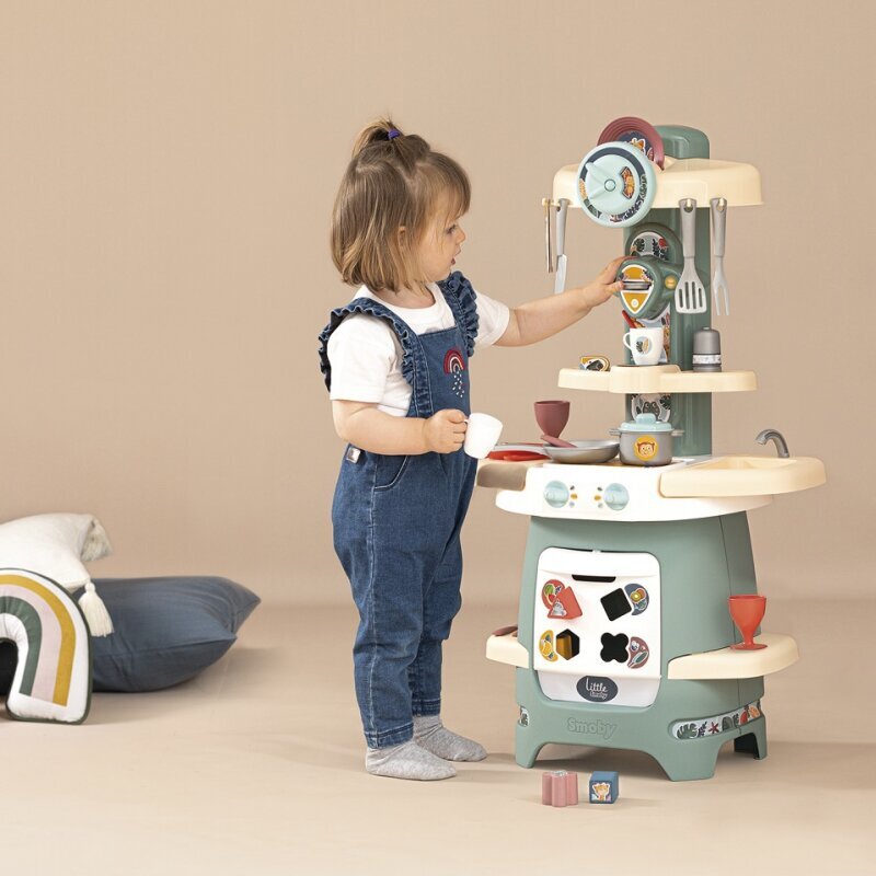 Laste köök Little Smoby, 65 x 35 x 85 цена и информация | Tüdrukute mänguasjad | kaup24.ee