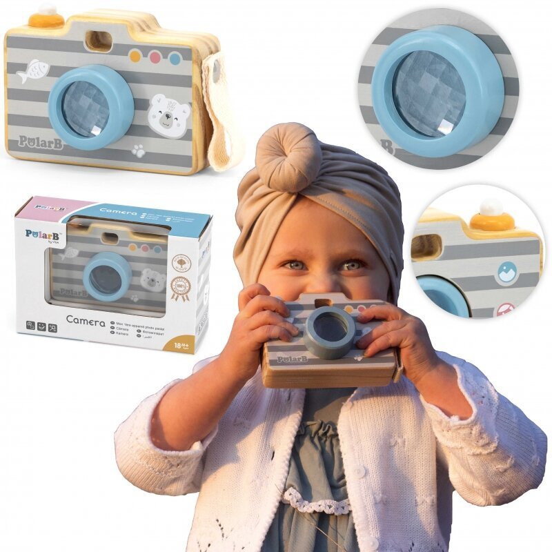 Laste puidust kaamera - Kaleidoskoop hind ja info | Arendavad mänguasjad | kaup24.ee