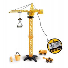 Kaugjuhitav ehituskraana koos lisaseadmetega, 103 cm hind ja info | Poiste mänguasjad | kaup24.ee