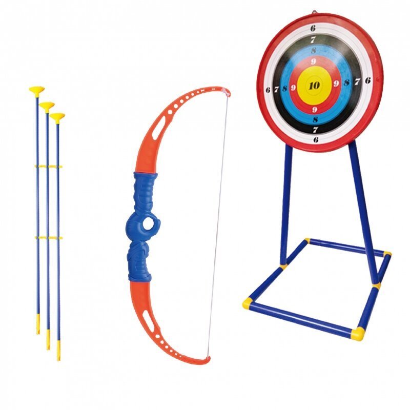 Mängu vibu koos noolte ja sihtmärgiga цена и информация | Vabaõhumängud | kaup24.ee