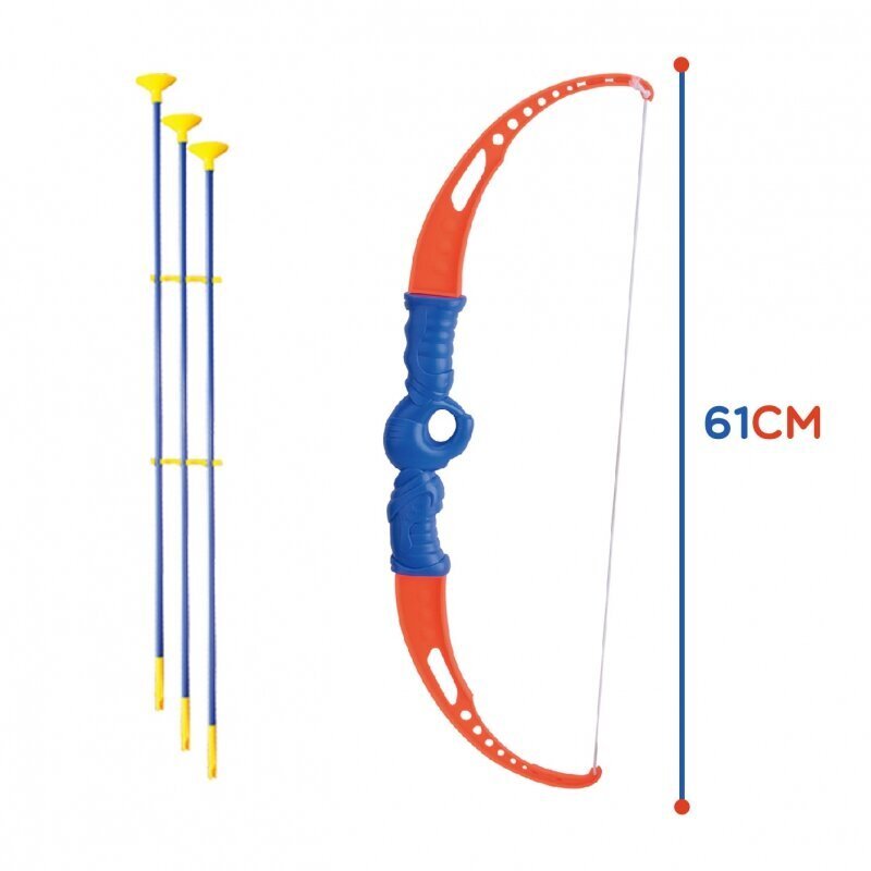 Mängu vibu koos noolte ja sihtmärgiga цена и информация | Vabaõhumängud | kaup24.ee