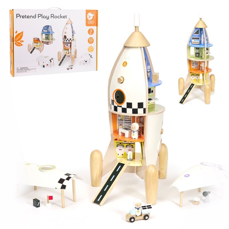 Puidust rakett - Classic World hind ja info | Imikute mänguasjad | kaup24.ee