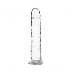 Kristallsõltuvus - läbipaistev dildo - 18 cm hind ja info | Vibraatorid | kaup24.ee