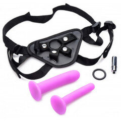 Topelt-g deluxe vibreeriv rihmakomplekt hind ja info | BDSM ja fetish | kaup24.ee