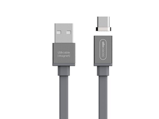 Allocacoc Kaabel USBcable USB-C Magnet, 1.5 m, hall цена и информация | Mobiiltelefonide kaablid | kaup24.ee