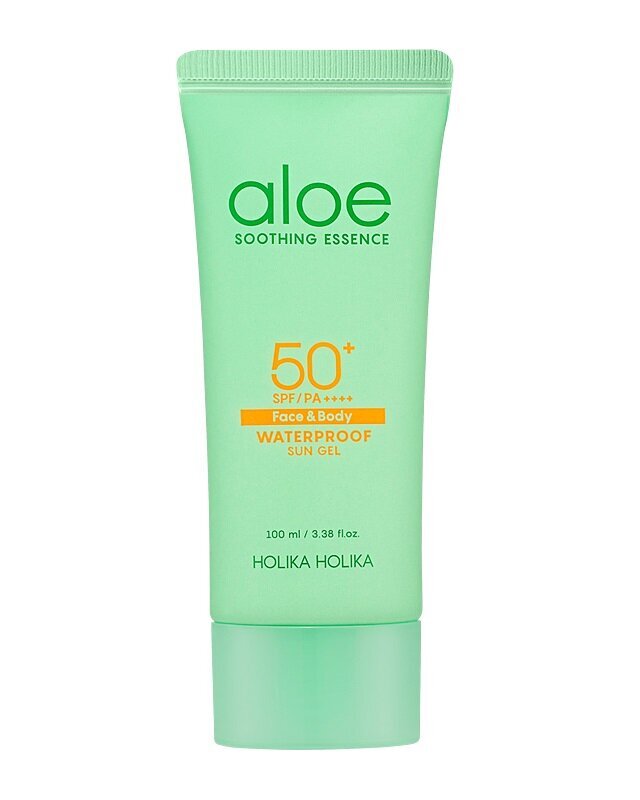 Holika Holika Aloe veekindel päikesegeel SPF50+ 100ml hind ja info | Päikesekreemid | kaup24.ee