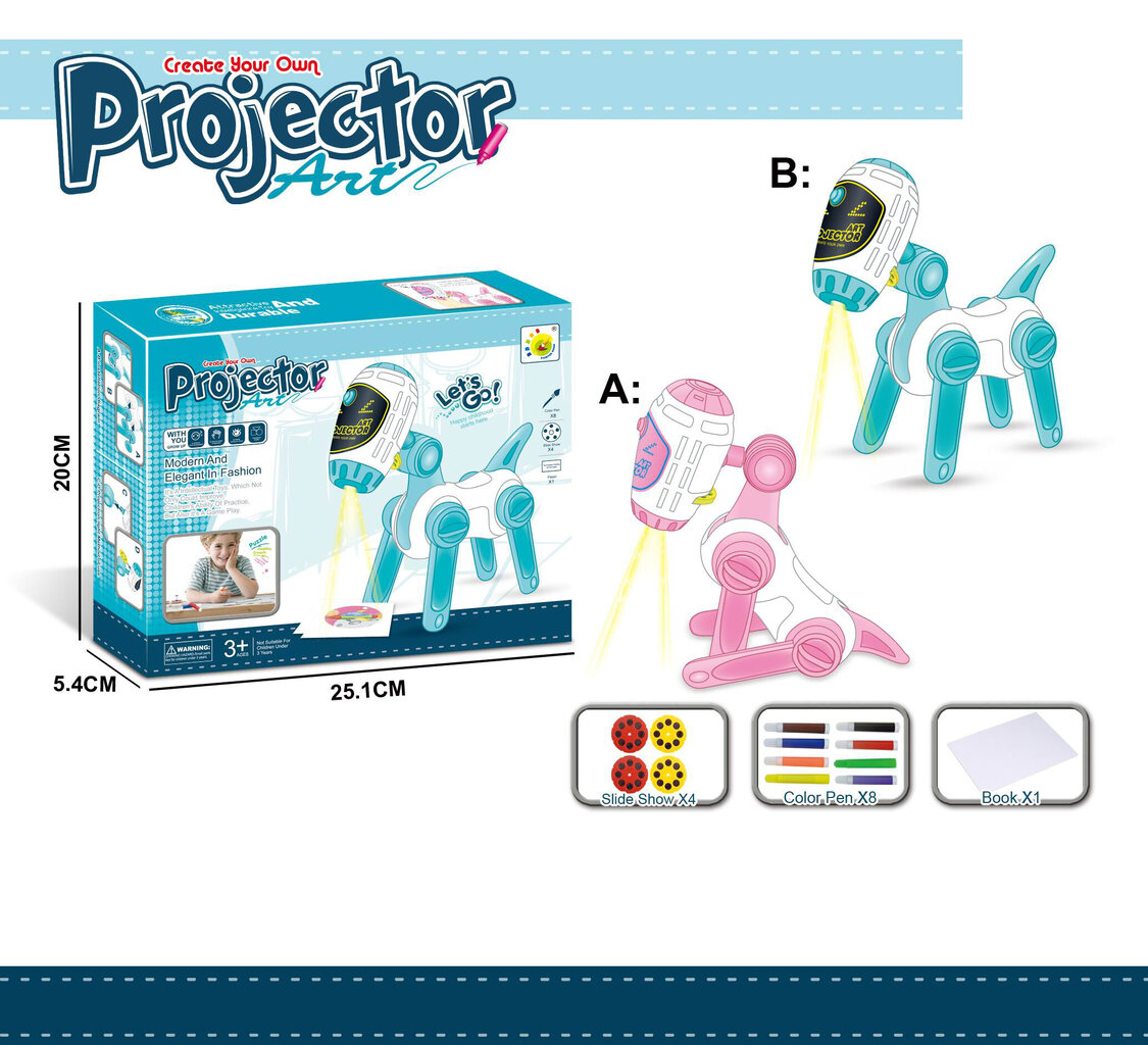 Mänguasjade joonistamise projektori kutsikas hind ja info | Arendavad mänguasjad | kaup24.ee