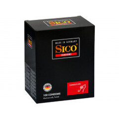 Kondoomid Sico Sensitive, 100 tk. hind ja info | Kondoomid | kaup24.ee