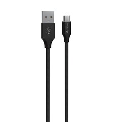 Кабель Devia Gracious USB - MicroUSB, 1,0 м, 2,4A, чёрный цена и информация | Borofone 43757-uniw | kaup24.ee