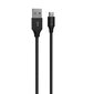 Devia cable Gracious USB - MicroUSB 1,0 m 2,4A black цена и информация | Mobiiltelefonide kaablid | kaup24.ee