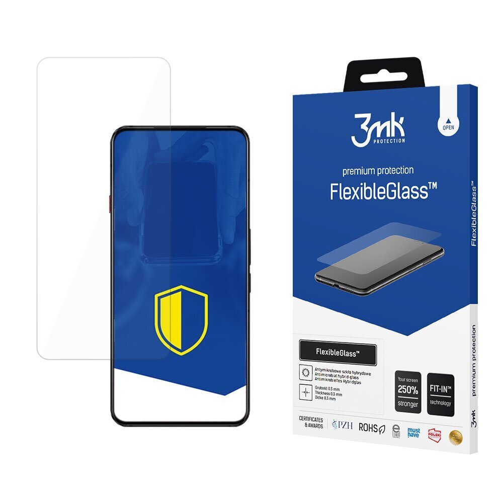 ZTE Nubia Red Magic 7 Pro - 3mk FlexibleGlass™ screen protector hind ja info | Ekraani kaitsekiled | kaup24.ee