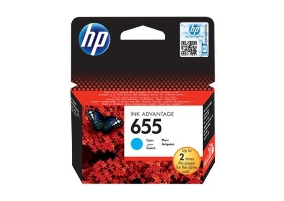 HP 655 Originaal Cyan 1 tk. цена и информация | Tindiprinteri kassetid | kaup24.ee