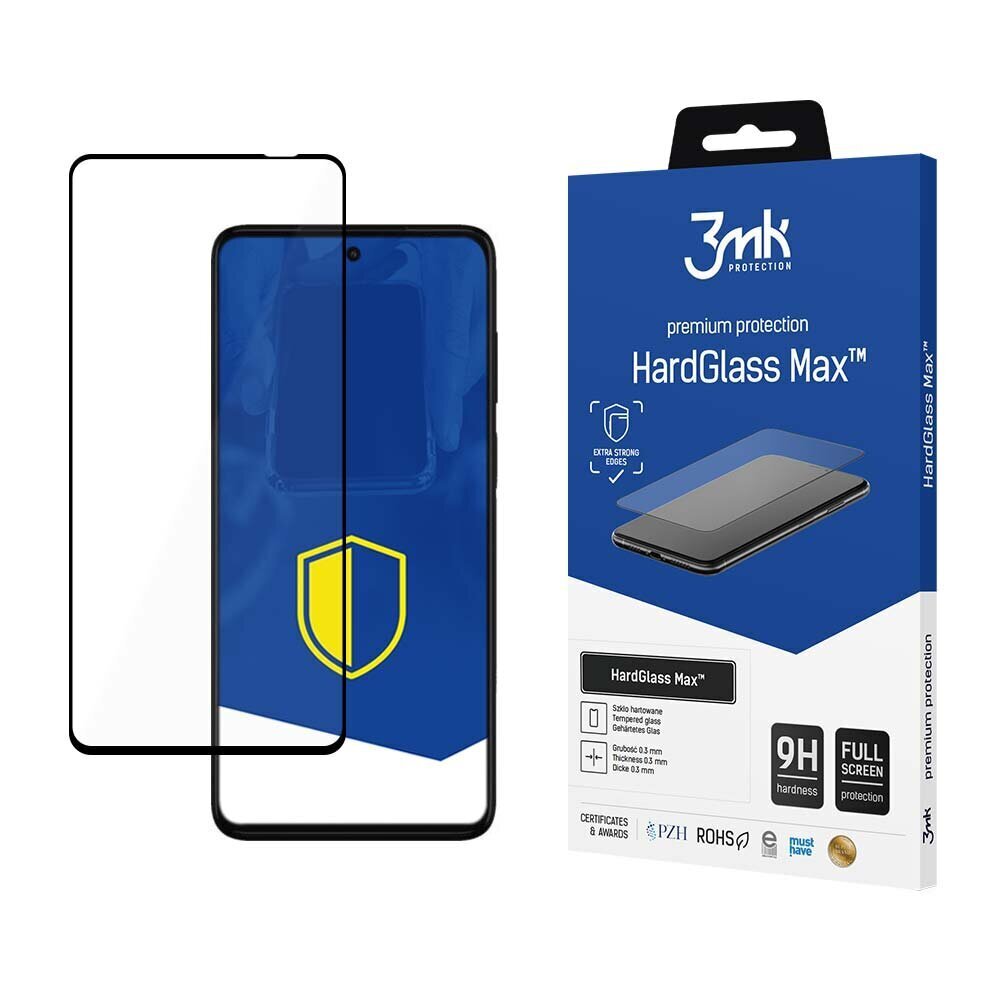 Motorola Moto G42 - 3mk HardGlass Max™ screen protector цена и информация | Ekraani kaitsekiled | kaup24.ee