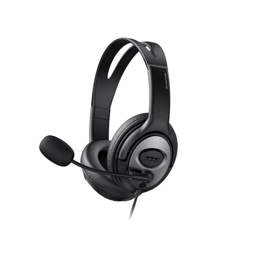 HAVIT wired headphones H206d on-ear with microphone black hind ja info | Kõrvaklapid | kaup24.ee